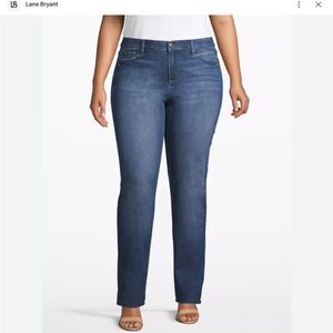 Lane Bryant Women's Jeans Dark Blue Straight plus size 18